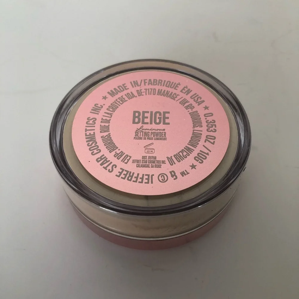 Jeffree Star Cosmetics Magic Star Luminous Setting Powder Beige NIB
